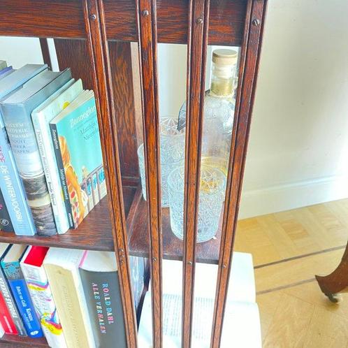 Boekenkast - boekenmolen - Eik, Antiek en Kunst, Curiosa en Brocante