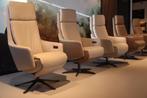 Outlet De Toekomst Twice / Gealux  relaxfauteuils/relaxstoel, Ophalen of Verzenden, Nieuw, Leer, Made in Holland