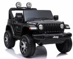 Kinderauto, JEEP® RUBICON, zwart, Touchscreen Mp4 TV scherm, Kinderen en Baby's, Nieuw, Ophalen of Verzenden