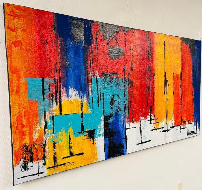 Paolo Contin - Vamos a la Playa, Antiek en Kunst, Kunst | Schilderijen | Modern