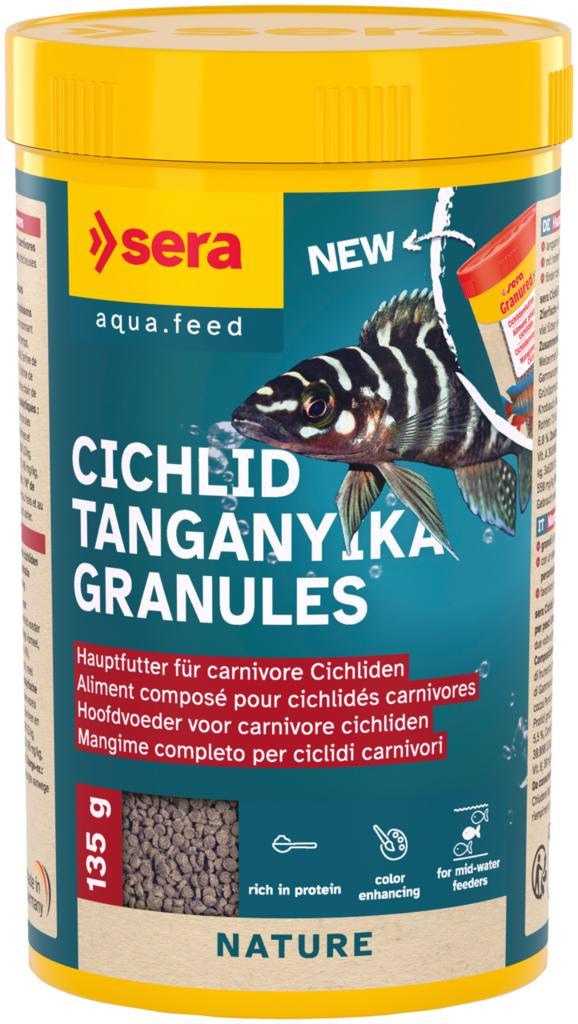 Sera Cichlid Tanganyika Granules 250ml (Aquariumvis voeding), Dieren en Toebehoren, Vissen | Aquaria en Toebehoren, Overige typen