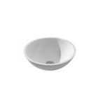 BWS Opzetwastafel Solid Surface 43x43x13cm Rond Wit, Ophalen of Verzenden, Nieuw, Overige typen
