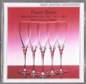 cd - Franz Danzi - Albert Schweitzer Quintett â Wind Qu., Cd's en Dvd's, Cd's | Overige Cd's, Zo goed als nieuw, Verzenden