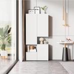 Vitrinekast met LED – Hoge Kast Acryl Zijkanten 80x38x170 cm, Huis en Inrichting, Kasten | Ladekasten, Verzenden, Nieuw
