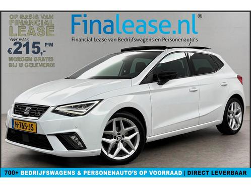 SEAT Ibiza 1.0 TSI FR Pano Beats Cam Carplay Clima €215pm, Auto's, Seat, Lease, Handgeschakeld, Overige carrosserieën, Benzine