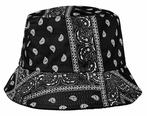 Bucket Hat Paisley Print Zwart, Kleding | Dames, Nieuw