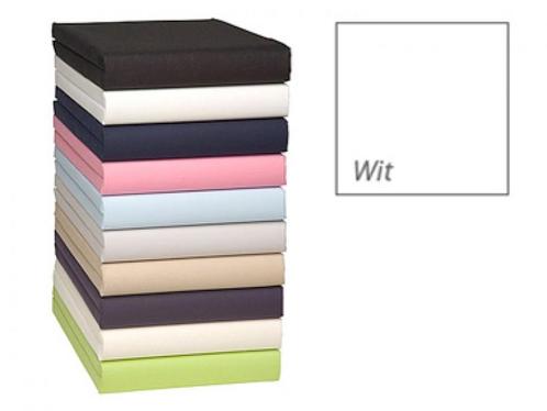 TOPPER Split jersey hoeslaken, Huis en Inrichting, Slaapkamer | Beddengoed, Overige typen, Wit, Nieuw, Verzenden