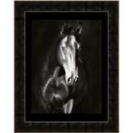 Zwart Paard 2 70x90x3cm, Huis en Inrichting, Woonaccessoires | Schilderijen, Tekeningen en Foto's, Nieuw, Ophalen of Verzenden