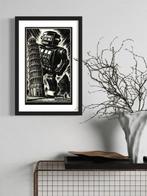 Æ2381 - „Astronaut Robot” in Italië, naast de scheve toren, Antiek en Kunst