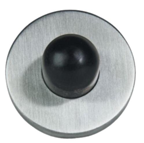Deurbuffer wandmontage ø52x30mm rvs mat, Huis en Inrichting, Woonaccessoires | Deurstoppers, Verzenden