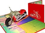 Motorfiets Route 66 Harley Davidson motor 3D pop-up wensk..., Verzenden, Nieuw