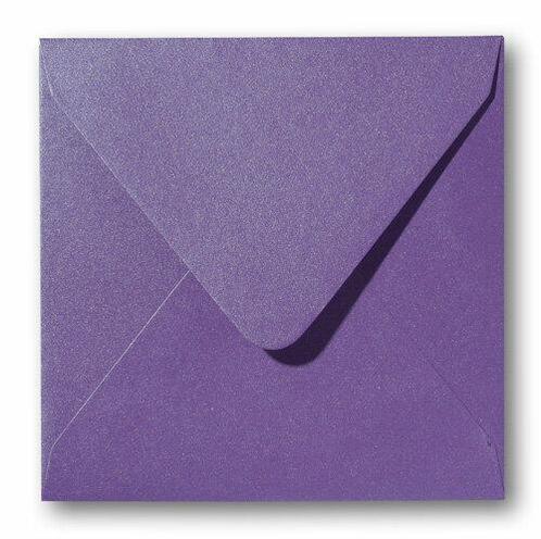 Metallic Violet 12,5 x 14 cm, Hobby en Vrije tijd, Kaarten | Zelf maken, Verzenden