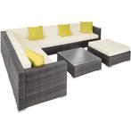 Wicker loungeset met aluminium frame Marbella - grijs, Tuin en Terras, Tuinsets en Loungesets, Verzenden, Nieuw