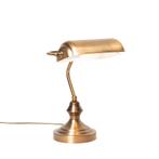 Klassieke tafellamp/notarislamp brons - Banker, Huis en Inrichting, Nieuw, Overige stijlen