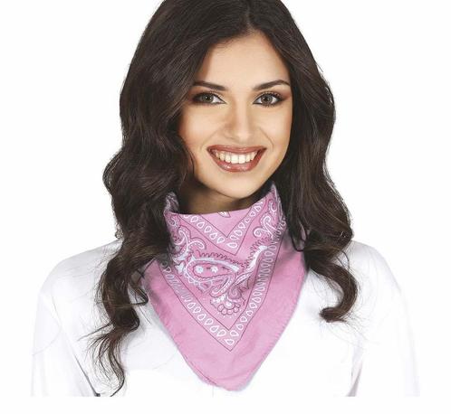 Roze Sjaal Bandana, Hobby en Vrije tijd, Feestartikelen, Nieuw, Verzenden