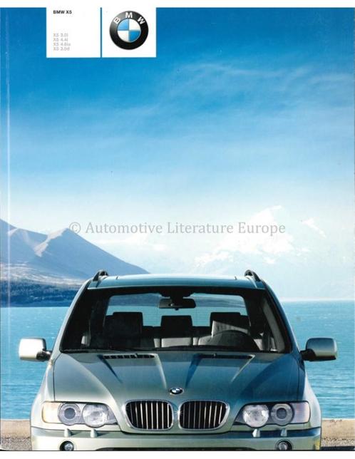 2002 BMW X5 BROCHURE NEDERLANDS, Boeken, Auto's | Folders en Tijdschriften, BMW