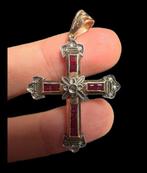 Reliekhouder - Goud, Diamanten - Robijnen - Zilver - Hout -