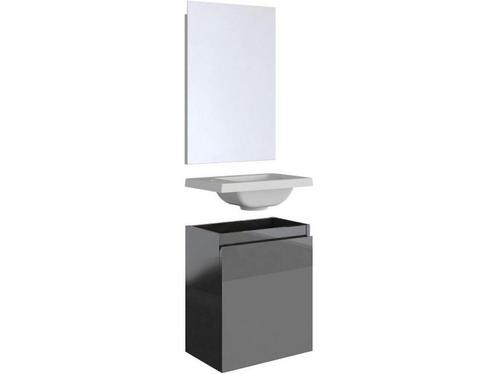 Allibert Porto Pack fonteinset 40x51cm Zwart glans, Huis en Inrichting, Woonaccessoires | Overige, Zo goed als nieuw, Verzenden