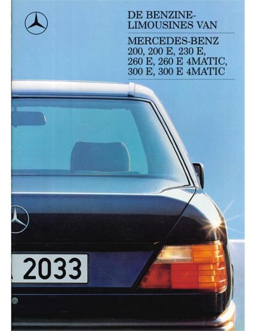 1989 MERCEDES BENZ E KLASSE BROCHURE NEDERLANDS, Boeken, Auto's | Folders en Tijdschriften