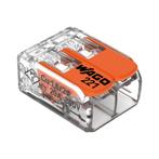 WAGO verbindingsklem / Lasklem | 2 aderig | 0.2-4.0mm², Ophalen of Verzenden, Nieuw, Overige typen