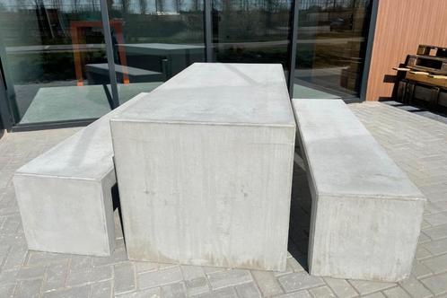 Rockwood® Urban Betontafel Massief 1.80m, Tuin en Terras, Picknicktafels, Nieuw, Hout, Rechthoekig, Ophalen of Verzenden
