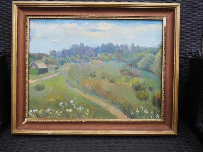 Nikolai Timkov (1912–1993, Attributed to) - Landscape, Antiek en Kunst, Kunst | Schilderijen | Klassiek