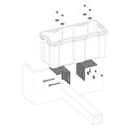 Montageset Blackit voor vierkante dissel, Ophalen of Verzenden, Nieuw
