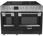 €12495 Fulgor Milano FSRC 4807 2P MK 2F MBK Fornuis, Ophalen of Verzenden, Nieuw, Vrijstaand, Gas