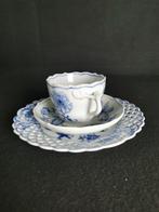 Meissen - Cipolla Blu - Tazza da caffè con piattini - XIX