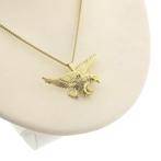 Gouden hanger van een adelaar (Hanger of bedel), Sieraden, Tassen en Uiterlijk, Bedels, Ophalen of Verzenden, Gebruikt, Goud, Overige merken