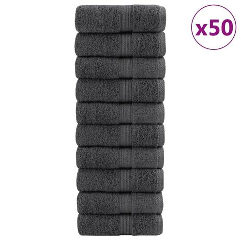 50x Gastendoekjes 30x50cm | Tweedekansje | 35% Korting, Huis en Inrichting, Badkamer | Badtextiel en Accessoires, Grijs, Nieuw