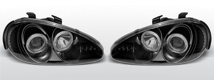 Koplampen Angel Eyes | Mazda Mx3 1991-1998 | zwart, Auto-onderdelen, Verlichting, Nieuw, Verzenden