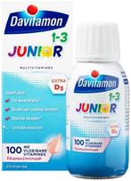 Davitamon Junior 1+ vloeibare vitamines framboos, Diversen, Verzenden, Nieuw