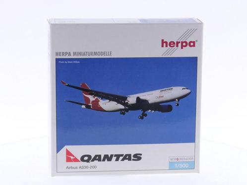 Schaal 1:500 Herpa 508568 Qantas - Airbus A330-200 Reg.Nr..., Hobby en Vrije tijd, Modelbouw | Vliegtuigen en Helikopters, Gebruikt