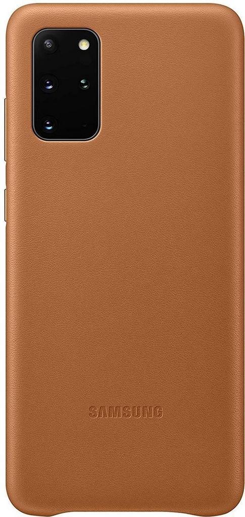 Samsung Leather Hoesje - Samsung Galaxy S20 Plus - Bruin, Telecommunicatie, Mobiele telefoons | Hoesjes en Frontjes | Overige merken