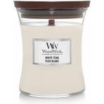 WoodWick Geurkaars Medium White Teak 275 gr, Nieuw, Verzenden
