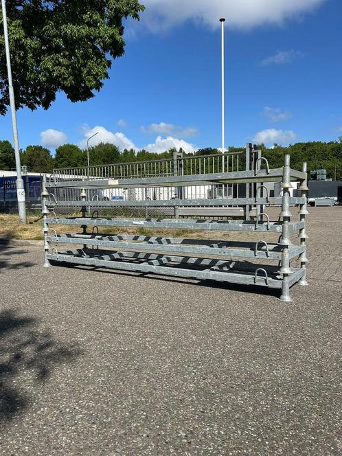 Stapelpallet, Bouwpallet, Stapelrek, Rekken, Rekjes,, Doe-het-zelf en Verbouw, Kratten en Dozen, 100 cm of meer, Gebruikt, Overige typen