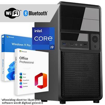 Core i9 compleet - WiFi + BT + Windows + Office 2024 (Word,, Computers en Software, Desktop Pc's