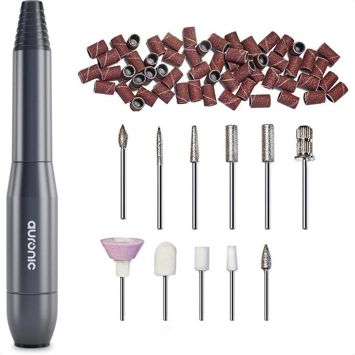 2dekans | Auronic Elektrische Nagelfrees / Nagelvijl - 11, Sieraden, Tassen en Uiterlijk, Uiterlijk | Cosmetica en Make-up, Grijs