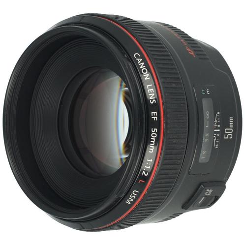 Canon EF 50mm F/1.2 L USM | Tweedehands (incl. BTW), Audio, Tv en Foto, Fotocamera's Digitaal, Gebruikt, Canon, Verzenden