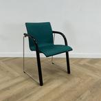 Thonet S320 vergaderstoel / stapelstoel, groen - zwart, Huis en Inrichting, Stoelen, Gebruikt, Zwart, Ophalen of Verzenden, Eén