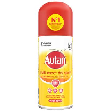 3x Autan Insectenspray Multi Dry Spray 100 ml
