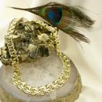 Gouden Prince of Wales schakelketting | 47,5 cm, Sieraden, Tassen en Uiterlijk, Kettingen, Ophalen of Verzenden, Gebruikt, Overige kleuren