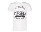Russell Athletic  - Crew Neck SS Tee - Wit T-shirt - S, Nieuw