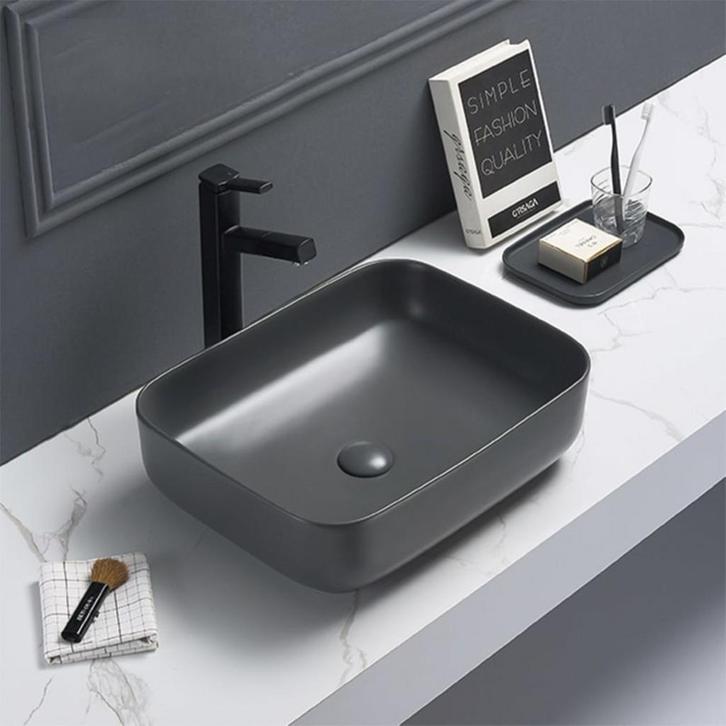 Waskom Sanilux Minerva Color Line 50x39x13 cm Inclusief, Doe-het-zelf en Verbouw, Sanitair, Ophalen of Verzenden