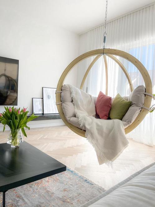 Hangstoel Buiten | Amazonas | Globo Chair, Tuin en Terras, Tuinstoelen, Nieuw, Hout, Verzenden