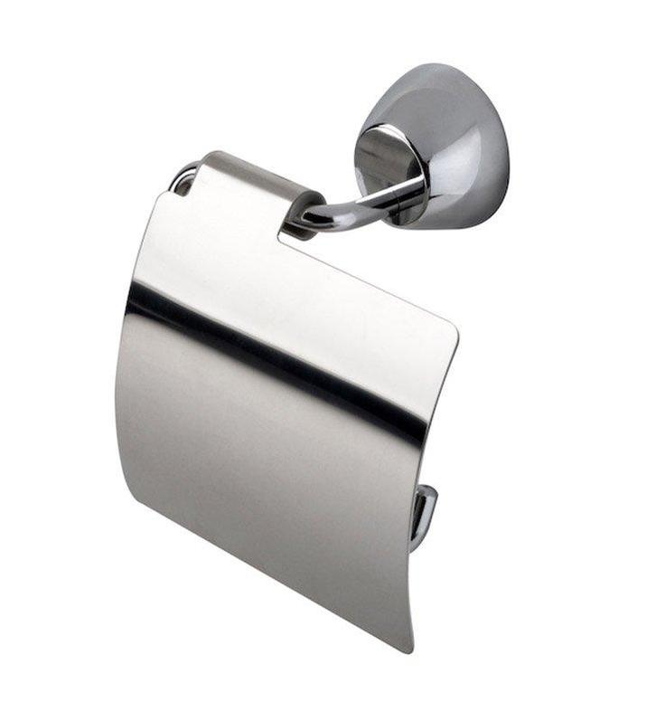 Geesa - Geesa CONO Toiletrolhouder+klep Chroom, Huis en Inrichting, Badkamer | Badtextiel en Accessoires, Nieuw, Ophalen of Verzenden