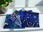 4 Fat quarters - Blauw mix Quiltstoffen / Patchwork stoffen, Hobby en Vrije tijd, Ophalen of Verzenden, Nieuw