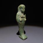 Oud-Egyptisch Faience Ushebti. Late Periode 664-332 v.Chr.