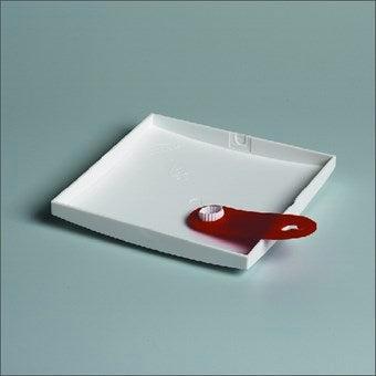 Blindplaat voor centraaldoos - vierkant - Wit, Doe-het-zelf en Verbouw, Elektra en Kabels, Schakelaar, Nieuw, Ophalen of Verzenden